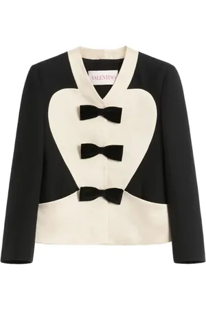 VALENTINO GARAVANI Crepe Couture Blazer mit Schleifendetail