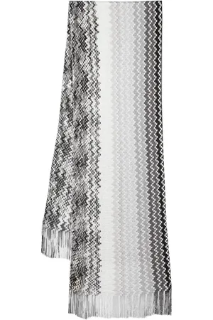 Missoni Gestrickter Schal mit Zickzackmuster