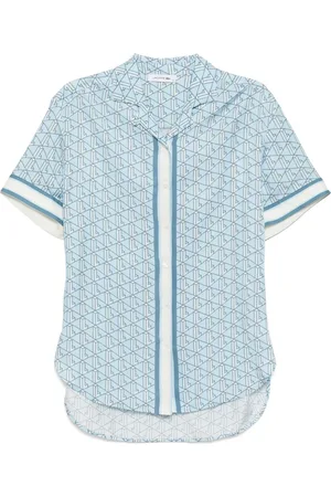 Lacoste Hemd mit Monogramm-Print