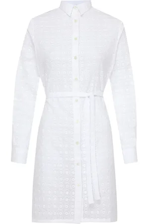 Vilebrequin Midikleid mit Lochstickerei