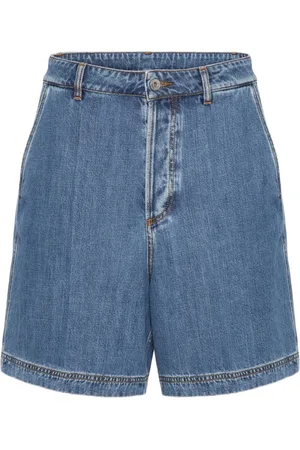 VALENTINO GARAVANI Jeans-Shorts mit VGold-Detail