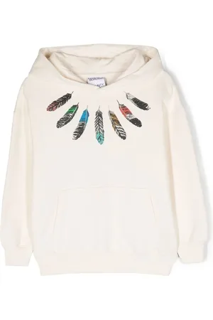 MARCELO BURLON Hoodie mit Feder-Print