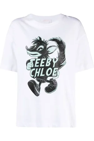 See by Chloé T-Shirt mit Logo-Print