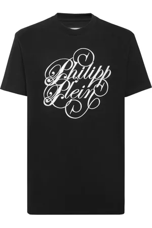 Philipp Plein T-Shirt mit Plein Coursive-Stickerei