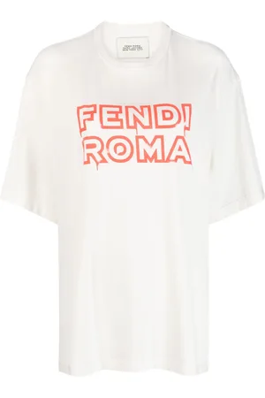 Fendi T-Shirt mit Logo-Print