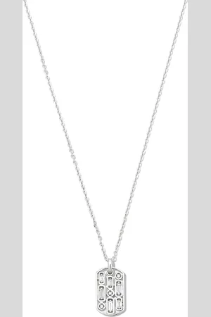Suzanne Kalan 18kt Weißgoldhalskette mit Diamantanhänger