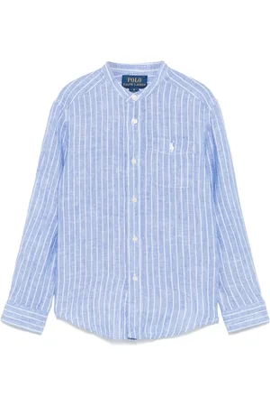 Ralph Lauren Gestreiftes Hemd aus Leinen