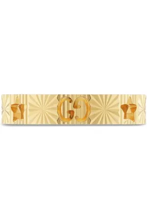 Gucci 18kt Icon Gelbgoldring mit GG