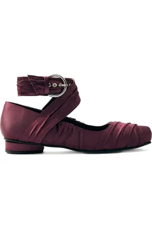ALOHAS Ballerinas mit gerafftem Riemen