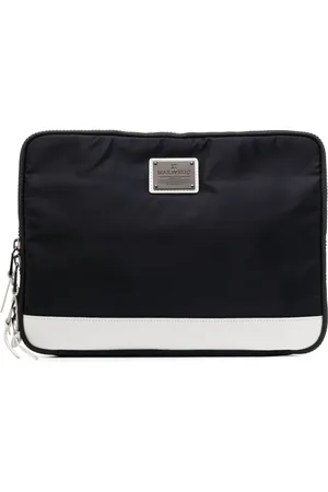 Makavelic Reißverschluss-Laptoptasche mit Logo-Schild
