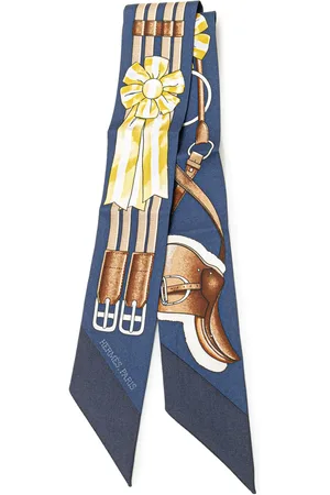 Hermès 20th Century Jumping Schal aus Seidentwill