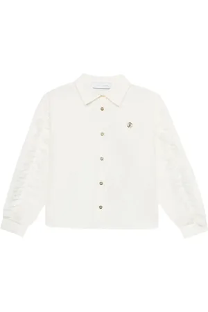 Roberto Cavalli Hemd mit Logo-Stickerei