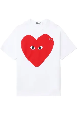 Comme des Garçons T-Shirt mit Herz-Print
