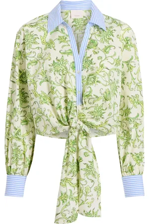 Cinq A Sept Gebundenes Hemd mit Blumen-Print