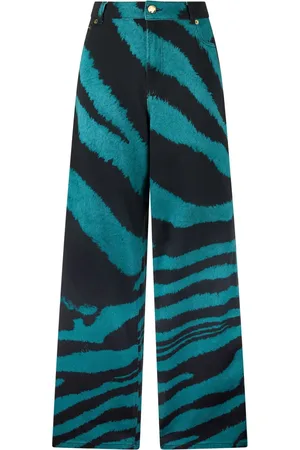 Roberto Cavalli Hose mit Zebra Tribute-Print
