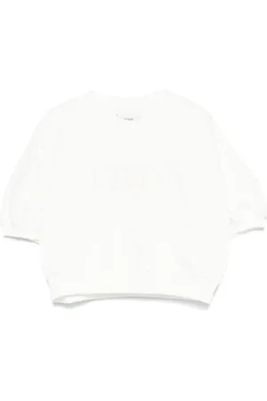 Fendi Top mit Logo-Stickerei