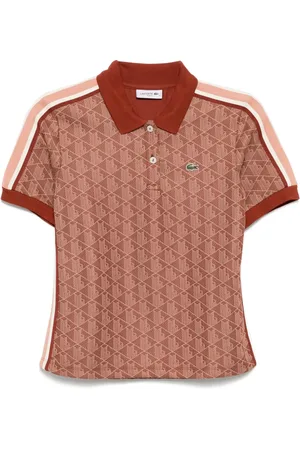 Lacoste Poloshirt mit Monogramm-Jacquard