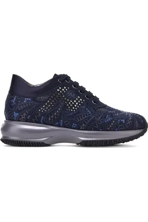 Hogan Interactive Sneakers mit Blumenstickerei