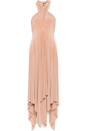 Norma Kamali Midikleid mit Neckholder