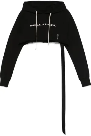 Rick Owens Cropped-Hoodie