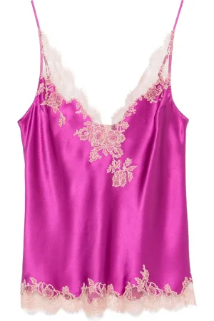 CARINE GILSON Camisole-Top mit Spitze