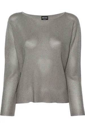 Giorgio Armani Pullover mit U-Boot-Ausschnitt