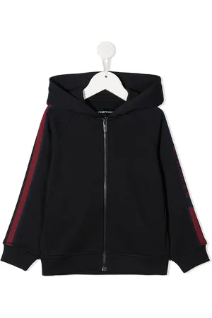 Emporio Armani Kapuzenjacke mit Raglanärmeln