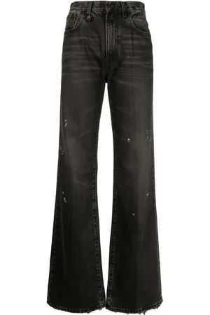 R13 Jeans mit Muster