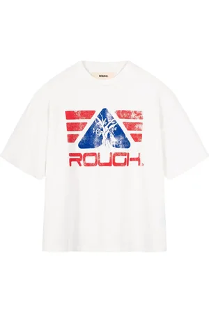ROUGH. T-Shirt mit Logo-Print