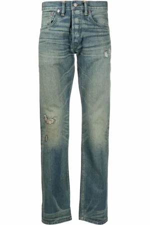 Ralph Lauren Gerade Jeans im Distressed-Look