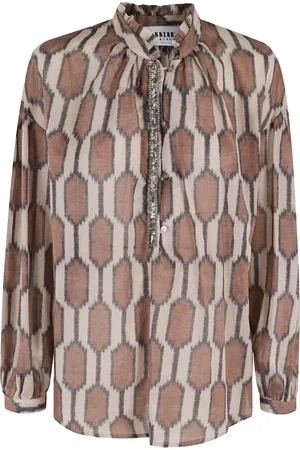 Bazar Deluxe Geometrisch gemustertes Hemd