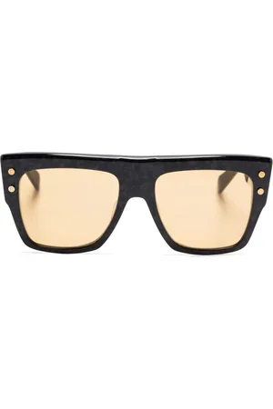 Balmain Sonnenbrille mit eckigem Gestell