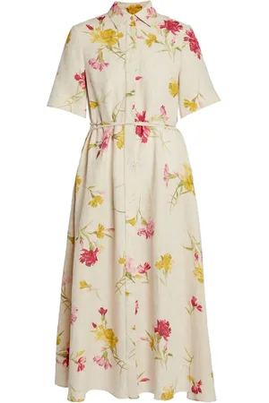 Erdem Hemdkleid mit Blumen-Print