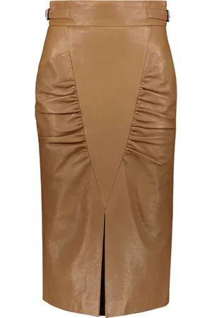 Gucci Midirock aus Leder