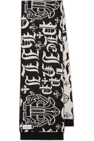 Philipp Plein Merinoschal mit Logo