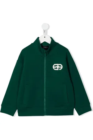 Emporio Armani Cardigan mit Logo-Print