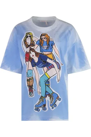 See by Chloé Oversized-T-Shirt mit grafischem Print
