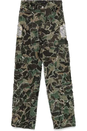 Who Decides War Washed Camo Cargohose