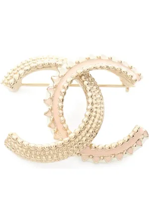 CHANEL 1986-1988 Brosche mit CC