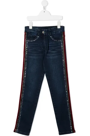 MONNALISA Skinny-Jeans mit Strass