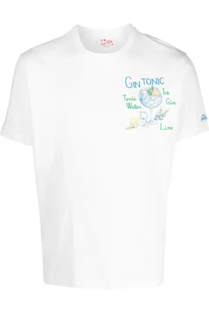 MC2 SAINT BARTH T-Shirt mit "Gin Tonic"-Schriftzug