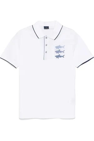 Paul & Shark Poloshirt mit Logo-Print