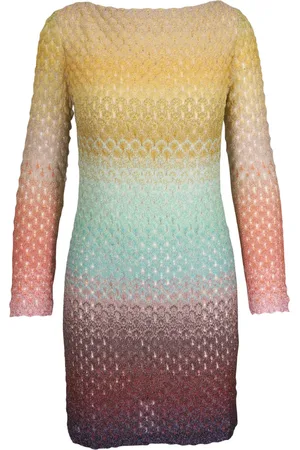 Missoni Minikleid mit ausgewaschenem Effekt