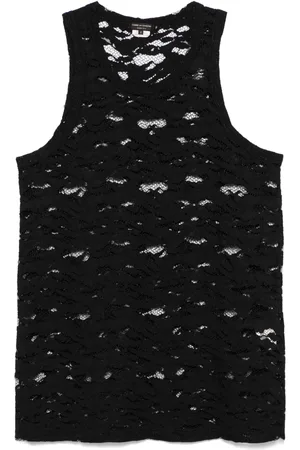 Comme des Garçons Trägershirt aus Spitze