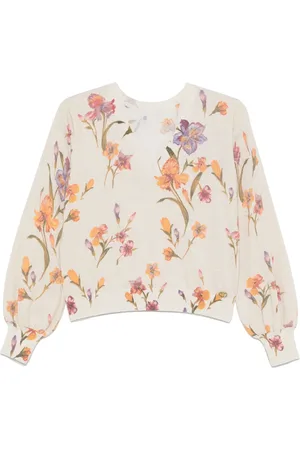 Twin-Set Top mit Blumen-Print
