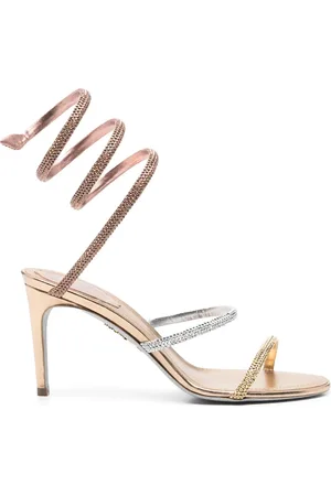 RENE CAOVILLA Sandalen mit Kristallen