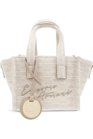 Emporio Armani Tote Bag mit Logo-Stickerei
