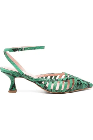 ANNA F. 1741 Schlangenleder-Pumps 70mm