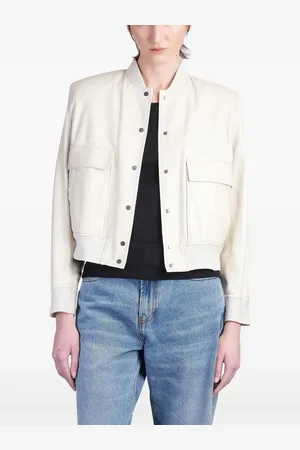 SALVATORE SANTORO Klassische Lederjacke