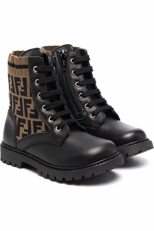 Fendi Schnürstiefel mit FF